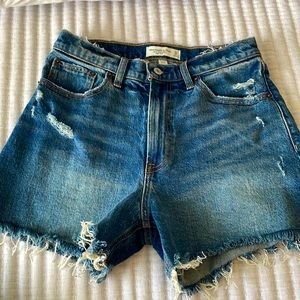 Abercrombie and Fitch blue Jean shorts